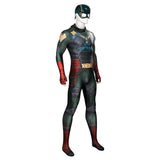 THE BOYS Soldier Boy Gray Jumpsuit Cosplay Costume Outfit Halloween Carnival Suit