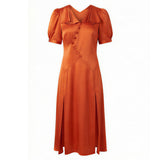 The Bride of Frankenstein Cosplay Costume The Bride Kids Children Orange Dress Halloween Carnival Costume