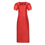 The Bride of Frankenstein Cosplay Costume The Bride Red Dress Adult Female Halloween Carnival Costume