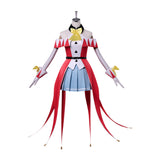 The Exiled Heavy Knight Knows How to Game the System Luce Lou Women Red Outfit Adult Female Halloween Carnival Costume