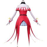 The Exiled Heavy Knight Knows How to Game the System Luce Lou Women Red Outfit Adult Female Halloween Carnival Costume