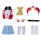 The Exiled Heavy Knight Knows How to Game the System Luce Lou Women Red Outfit Adult Female Halloween Carnival Costume