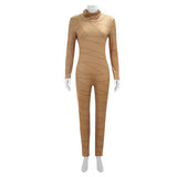 The Gaslight District Cosplay Costume Mel Brown Jumpsuit Adult Female Halloween Carnival Costume