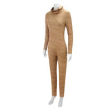 The Gaslight District Cosplay Costume Mel Brown Jumpsuit Adult Female Halloween Carnival Costume