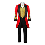 The Greatest Showman Cosplay Costume P.T. Barnum Red Outfit Adult Male Halloween Carnival Costume