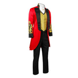 The Greatest Showman Cosplay Costume P.T. Barnum Red Outfit Adult Male Halloween Carnival Costume