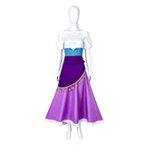 The Hunchback of Notre Dame Cosplay Costume Esmeralda Purple Dress Adult Female Halloween Carnival Costume
