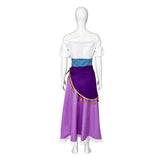 The Hunchback of Notre Dame Cosplay Costume Esmeralda Purple Dress Adult Female Halloween Carnival Costume