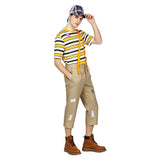 The Kid from Number Eight El Chavo Yellow Outfit Adult Male Halloween Carnival Costume