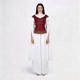The Lord of the Rings Éowyn White Outfit Adult Female Halloween Carnival Costume