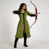 The Lord of the Rings Cosplay Costume Arwen Green Outfit Adult Female Halloween Carnival Costume