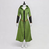 The Lord of the Rings Cosplay Costume Arwen Green Outfit Adult Female Halloween Carnival Costume