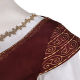 The Lord of the Rings Eowyn Women Brown Dress Adult Female Halloween Carnival Costume