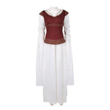 The Lord of the Rings Eowyn Women Brown Dress Adult Female Halloween Carnival Costume