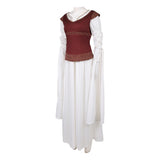 The Lord of the Rings Eowyn Women Brown Dress Adult Female Halloween Carnival Costume