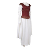 The Lord of the Rings Eowyn Women Brown Dress Adult Female Halloween Carnival Costume