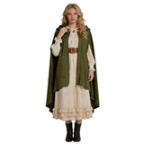 The Lord of the Rings The Hobbit Green Cloak Adult Halloween Carnival Costume