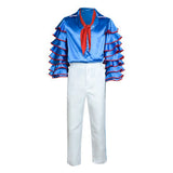 The Mask Cosplay Costume Stanley Blue Outfit Adult Male Halloween Carnival Costume