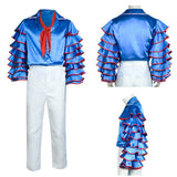 The Mask Cosplay Costume Stanley Blue Outfit Adult Male Halloween Carnival Costume