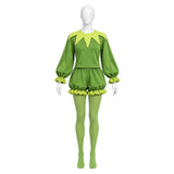 The Muppet Show Cosplay Costume Kermit Green Outfit Adult Female Halloween Carnival Costume