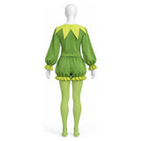 The Muppet Show Cosplay Costume Kermit Green Outfit Adult Female Halloween Carnival Costume