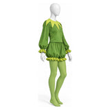 The Muppet Show Cosplay Costume Kermit Green Outfit Adult Female Halloween Carnival Costume