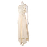 The Odyssey Cosplay Costume Athana White Dress Adult Female Halloween Carnival Costume