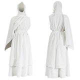 The Odyssey Cosplay Costume Athana Women White Robe Adult Female Halloween Carnival Costume