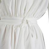 The Odyssey Cosplay Costume Athana Women White Robe Adult Female Halloween Carnival Costume