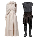 The Odyssey Cosplay Costume Athena Women White Rope Adult Female Halloween Carnival Costume