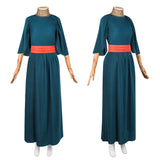 The Odyssey Cosplay Costume Penelope Green Dress Adult Female Halloween Carnival Costume