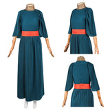 The Odyssey Cosplay Costume Penelope Green Dress Adult Female Halloween Carnival Costume