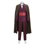 The Odyssey Cosplay Costume Telemachus Wine Red Outfit Adult Male Halloween Carnival Costume