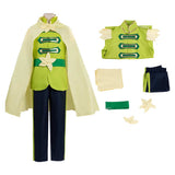 The Princess and the Frog Cosplay Costume Frog Green Outfit Adult Male Halloween Carnival Costume