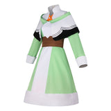 The Ribbon Hero Cosplay Costume Pain Green Outfit Adult Female Halloween Carnival Costume
