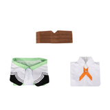 The Ribbon Hero Cosplay Costume Pain Green Outfit Adult Female Halloween Carnival Costume