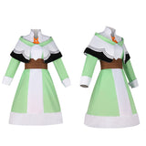 The Ribbon Hero Cosplay Costume Pain Green Outfit Adult Female Halloween Carnival Costume