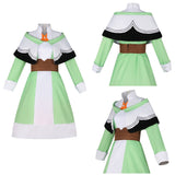 The Ribbon Hero Cosplay Costume Pain Green Outfit Adult Female Halloween Carnival Costume