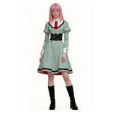 The Ribbon Hero Cosplay Costume Princess Knight Women Green Dress Adult Female Halloween Carnival Costume