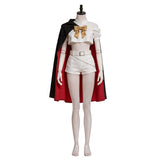 The Ribbon Hero Cosplay Costume Sapphire Women White Outfit with Cloak Adult Female Halloween Carnival Costume