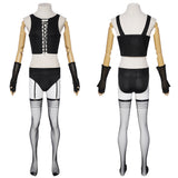 The Rocky Horror Picture Show Cosplay Costume Dr. Frank-N-Furter Black Outfit Adult Male Halloween Carnival Costume