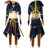 Arcane 2 League of Legends LoL Shieda Kayn/The Shadow Reaper Cosplay Costume Adult Male Blue Outfits Halloween Carnival Suit