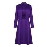 The Testaments Cosplay Costume Agnes Women Purple Outfit Adult Female Halloween Carnival Costume