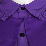 The Testaments Cosplay Costume Agnes Women Purple Outfit Adult Female Halloween Carnival Costume