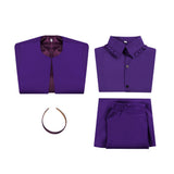 The Testaments Cosplay Costume Agnes Women Purple Outfit Adult Female Halloween Carnival Costume