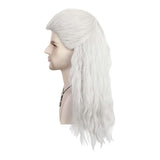 The Witcher Geralt of Rivia Cosplay Wig Heat Resistant Synthetic Hair Carnival Halloween Party Props