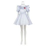 The Wonderful Wizard of Oz Cosplay Costume Tin Man Genderbend Version Silver Dress Adult Female Halloween Carnival Costume