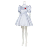 The Wonderful Wizard of Oz Cosplay Costume Tin Man Genderbend Version Silver Dress Adult Female Halloween Carnival Costume