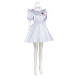 The Wonderful Wizard of Oz Cosplay Costume Tin Man Genderbend Version Silver Dress Adult Female Halloween Carnival Costume
