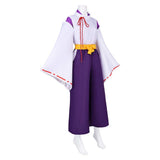 The World Is Dancing Oniyasha Women White Kimono Adult Female Halloween Carnival Costume